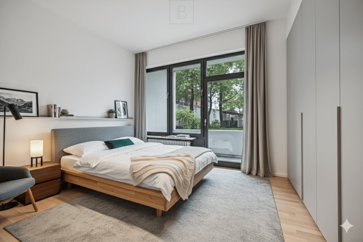 Schlafzimmer visualisiert